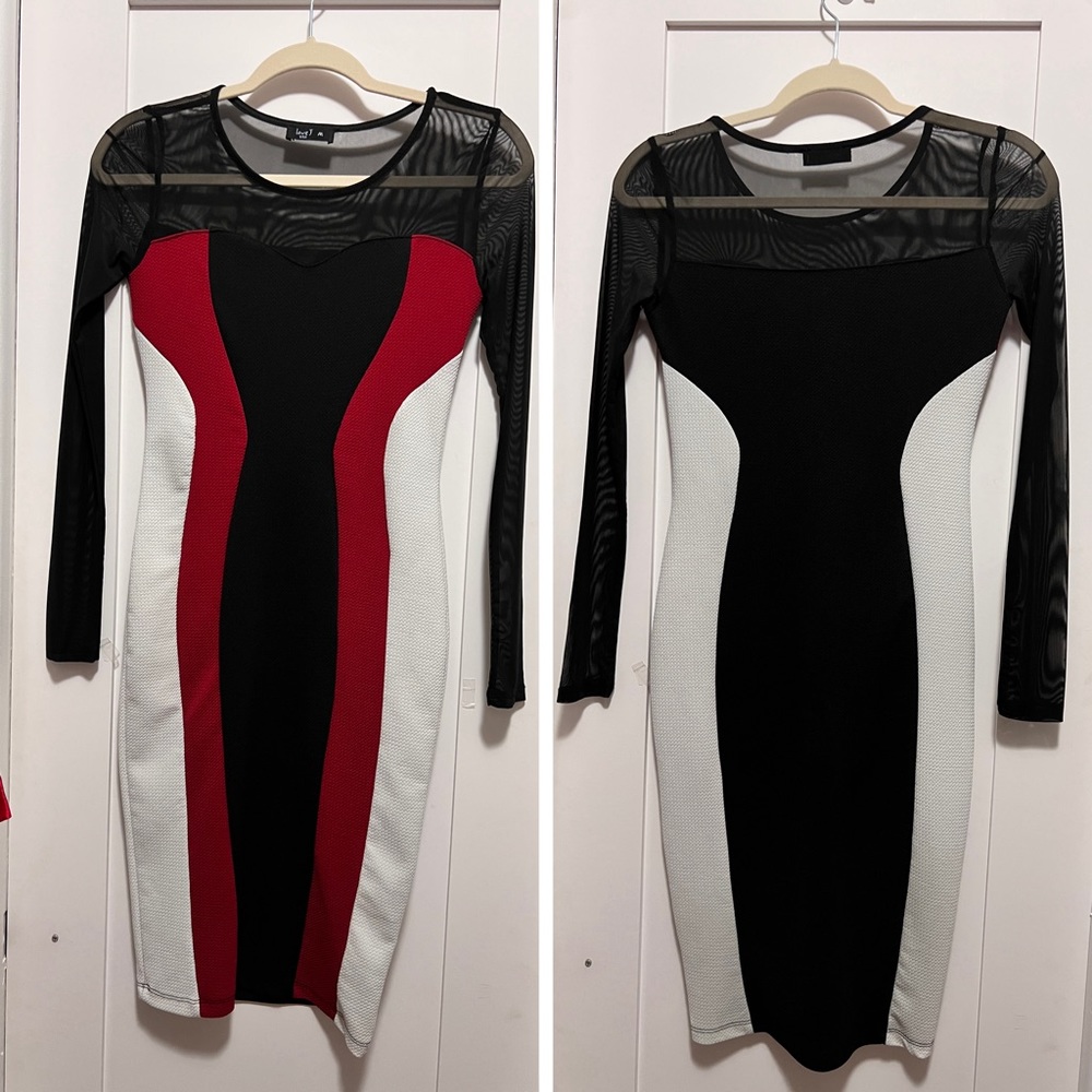 Women’s Color Block Bodycon Dress | M